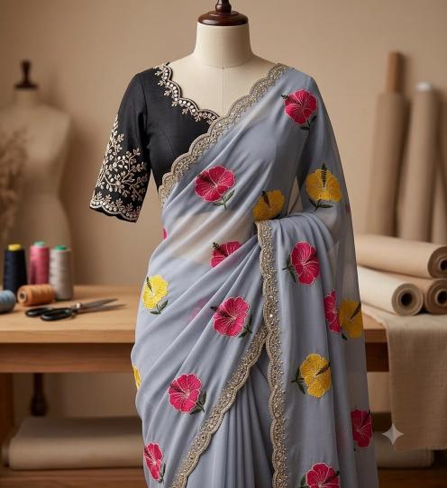 Svara rangoli silk indian saree wholesale